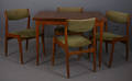 MATSALSGRUPP, 5 delar, teak, 195060-tal, Danmark.