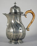 KAFFEKANNA, tenn, 1800-tal.