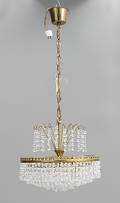 LJUSKRONA, med prismor, 1900-tal.