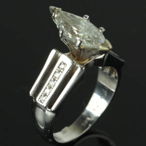 Diamant ring i 14 kt. hvidguld Denne vare er sat til omsalg under nyt varenummer 4257911