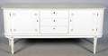 SIDEBOARD, vitmålat, gustaviansk stil, 1900-tal.
