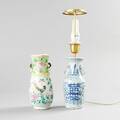Vas samt bordslampa Kina