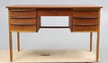 SKRIVBORD, teak, 1960-tal.