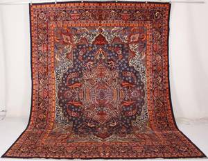 Persisk handknuten matta Kashmar, mått 395x302 cm.