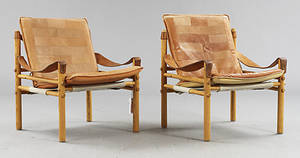 FÅTÖLJER, 1 par, Sirocco, Arne Norell.