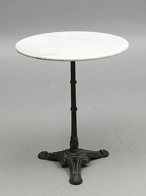 TRÄDGÅRDSBORD, med stenskiva, 192000-tal.