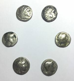 Griechische Drachmen. 6  