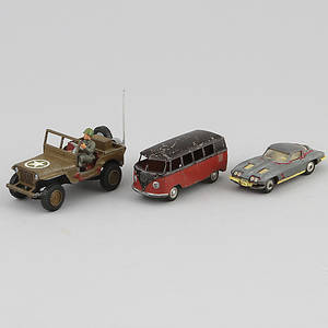 PARTI LEKSAKSBILAR, 34 delar bl a Dinky Toys, Märklin och Corgi Toys.