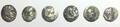 Griechsiche Drachmen. 6 