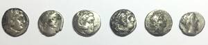 Griechsiche Drachmen. 6 