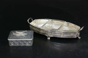 Salladjärer silverplate