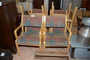 Stolar 6 st, H 88 cm
