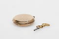 FICKUR, 14k guld, mormorsur, total vikt ca 31 gram.