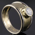 Solitaire ring ca. 0.90 ct.