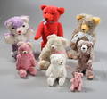Teddybjörnar, 10 st, 1900-talets mitt.