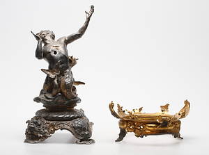 METALLFÖREMÅL, 2 del, sent 1800 tal.