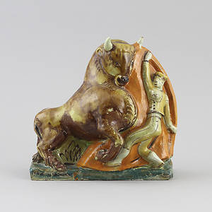 ALLAN EBELING. skulptur, keramik, sign.