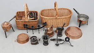 METALLFÖREMÅL, 1800-1900-tal.