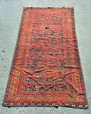 Orientalisk matta, semiantik, 272x150 cm.