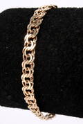 Bismark armlænke, 14 kt guld, 15,8 gram 