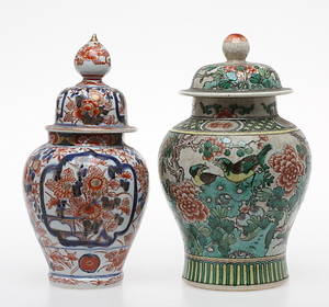 LOCKURNOR,  2 st, porslin, Kina.