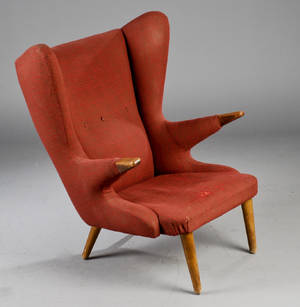 Svend Skipper. Øreklapstol.