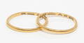 RINGAR 2 st, 23k guld. Tot vikt 2,9 gram.