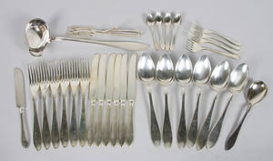 BESTICKUPPSÄTTNING, Svensk Spets, nysilver.