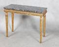 KONSOLBORD, med marmorskiva, 1900-tal.
