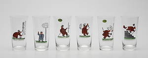 GLAS, 6 st, Ã…fors, 1900-tal.