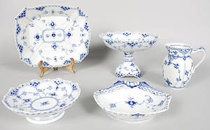 SERVISDELAR, Musselmalet. Royal Copenhagen.