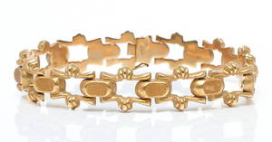 ARMBAND, 18k guld, Italien. Vikt 11,1 gram.