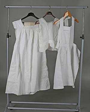 TEXTILIER, 5 delar, bomull, 1900-talets början.