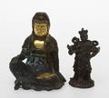 BUDDHA och FIGURIN, orientaliska.
