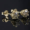 Par brillant ørestikker ca. 1.00 ct.