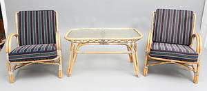 ROTTINGMÖBEL, 3 delar, 1900-talets mitt.