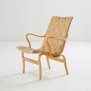 Fåtölj Eva design Bruno Mathsson