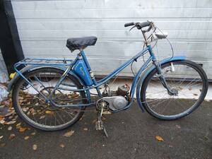 Blå Mopedcykel ÖRNEN Renoveringsbehov B202