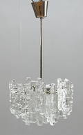 TAKLAMPA, Ice block chandelier, Kalmar, Österrike, 1960-tal.