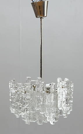 TAKLAMPA, Ice block chandelier, Kalmar, Österrike, 1960-tal.