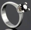 Solitaire ring ca. 1.29 ct.