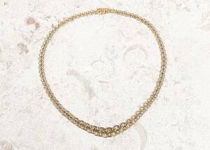 HALSBAND, 18 k guld, X-länk 