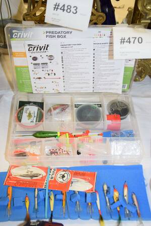 Parti fiskeutrustning