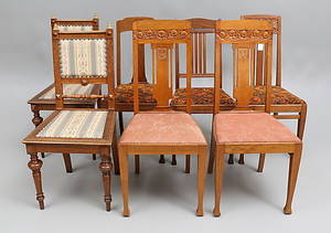 STOLAR, 7 st, senjugend, tidigt 1900-tal.