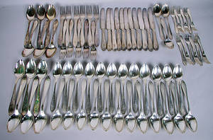 BESTICK, Svensk spets, nysilver.