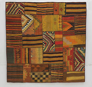 MATTA, Kelim patchwork, gallerimodell, 200 x 200 cm.
