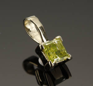 Diamantvedhæng, ca. 0.20 ct.