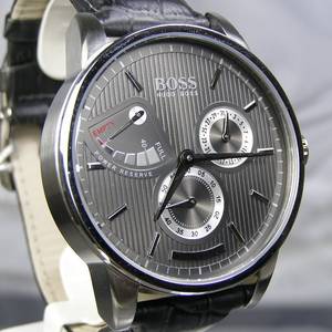 HUGO  BOSS -  Automatik Herrenarmbanduhr mit Lederarmband