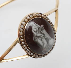 ARMBAND, 18k guld, vikt 15,4 gram, 1800-1900-tal.
