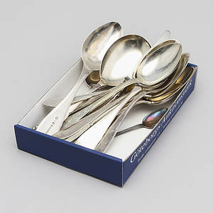 SILVER, 16 delar, ca 820 gram brutto.